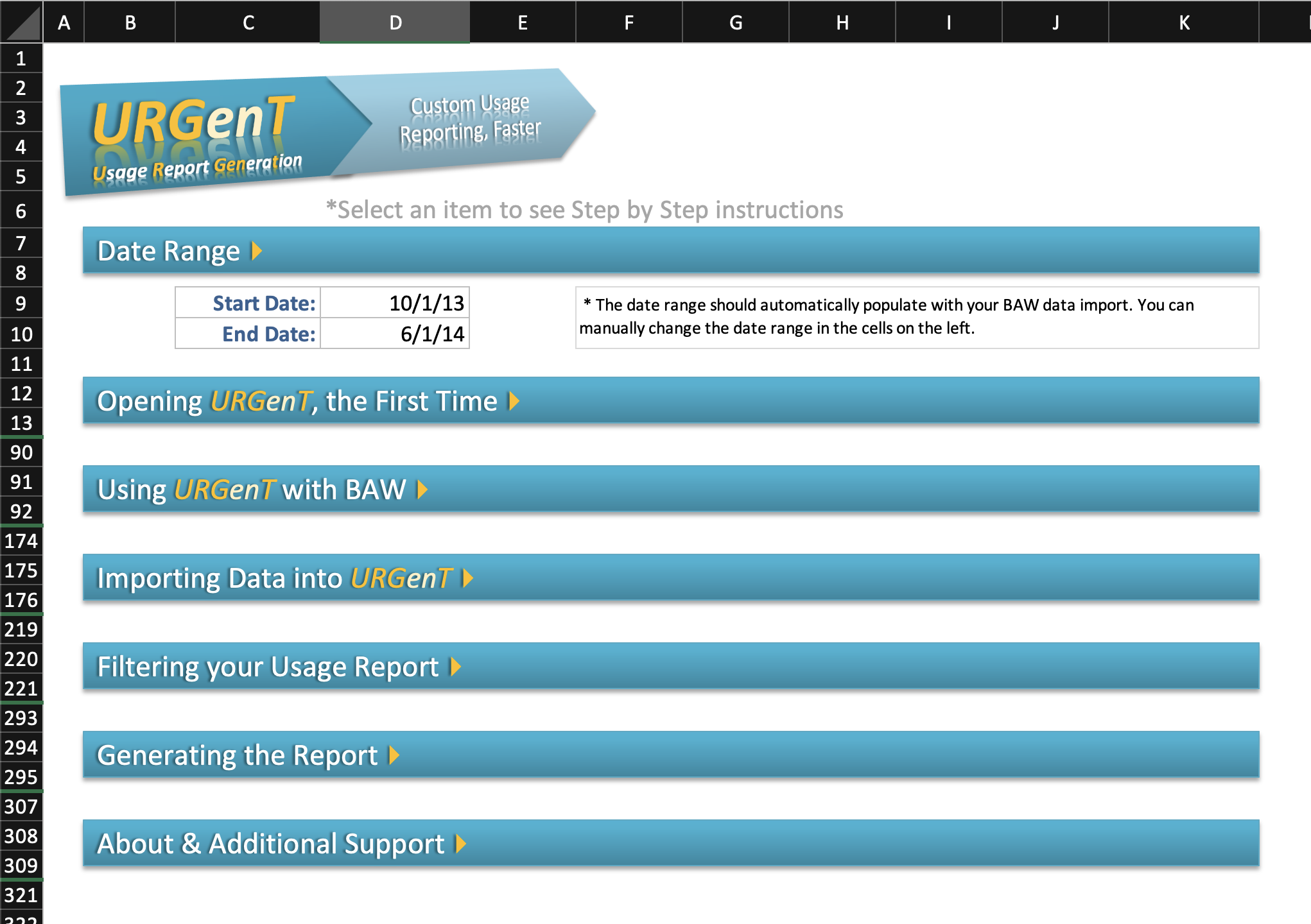 Usage Report Generator